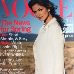 Vogue FEB. 1994 CINDY CRAWFORD COVER